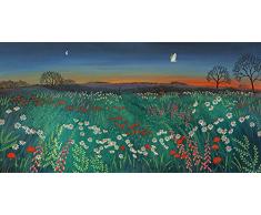 Jo Grundy WDC91127 Leinwandrucke, Mehrfarbig, 30 x 60cm