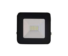 MÜLLER-LICHT John 30 W LED Außenstrahler, tageslichtweiß (6500 K), IP65 geschützt, 2100 lm, für Drinnen und Draußen, Direktanschluss, schwarz