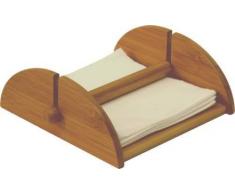 Industrias Aldaya S.L. Bambus Serviettenhalter, braun