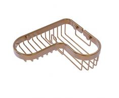 Allied Brass BSK-225LA-BBR Eckkombination Duschkorb, bronze gebürstet