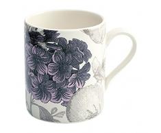 Fairmont & Main Clematis Becher-Set, lila und grau, Set 4
