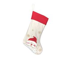 MONOBLANKS Monoblks Weihnachtsstrumpf, 45,7 cm, Leinen, Party, Kamin, Dekoration für Weihnachten, Schneemann, Rentier weihnachtsmann