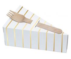 Delight Department DD.07.16.8 Tortenheber Moderne Kunst 28 x 22 x 4 cm Gold