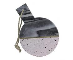 Typhoon 1401.043 Elements Terrazzo & Marble Servierbrett, rund, 25 cm, Steingrau