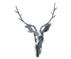 NACH Haken Eule Hirschkopf Vernickelt.