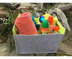 Lyjo Aufbewahrungskorb aus Filz – Auswählen, organisieren und in den Korb Legen – Cesta de almacenamiento de fieltro – Seleccione, Organice y colóquelo en la cesta.