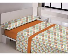 Gale Hayman Style Libela Morella Bettwäsche Winter, Polyester, Orange, 205 x 150 x 3 cm