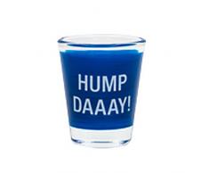 About Face Designs Hump Daaay Shot Glas, Mehrfarbig