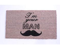 La Finesse Fußmatte aus Kokosfaser und PVC, One Size