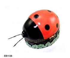 Art Gift Schmuckkästchen mit Klappdeckel, Motiv: Marienkäfer