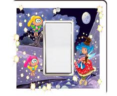 Rikki Knight Starry Feen Cartoon Stil Single Wippe Licht Teller