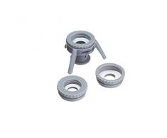 Kitchen Craft Abtropfgestell mit Schraubverschluss, Grau, Plastik, 5.6 x 3.5 x 6.5 cm