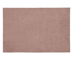Eurofirany Dekorativer Teppich Fußmatte Teppichläufer Läufer Badeteppich Badvorleger Wohnzimmer Schlafzimmer Küche Rechteckig Fellimitat Weich, Dunkelrosa, 75X150cm