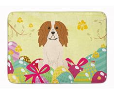 Carolines Treasures Fußmatte, Ostereier, Cavalier Spaniel, maschinenwaschbar, Memory-Schaumstoff, Mehrfarbig