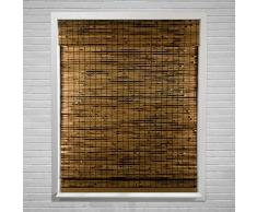 Calyx Interiors A04CBC190600 Bambusrollo, kabellos 37-Inch Width by 74-Inch Long Java Vintage
