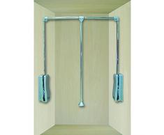 Protenrop Kleiderständer, klappbar, 45-56 cm, silberfarben