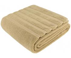 American Soft Linen 2020 100% türkische Baumwolle Badetuch-Set, Handtuch, Waschlappen Jumbo Badetücher Set Modern Jumbo Bath Towel 35x75 Taupe