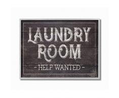 Stupell Industries Wäschesammler, Holz, strukturiert, Mehrfarbig