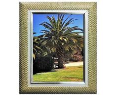 Harmony Frames Bilderrahmen aus Holz, gewebt, klassisch, für Wand und Tisch 10x12 gebrochenes weiß