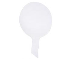 Rayher 87186000 Bubble Ballon, 24cm Durchmesser, transparenter Luftballon zum Gestalten, für Helium geeignet