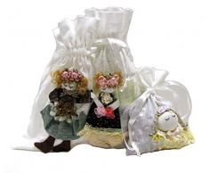 Linpeng 3 Stück Fiona Puppe Hand Tasche Set