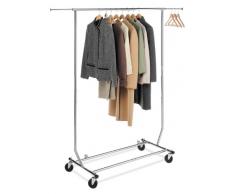 Whitmor Verstellbarer Kleiderständer, zusammenklappbar, Chrom