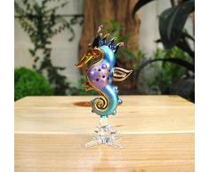 Handmade Sea Horse Art Glas geblasen Sea Tier Figur