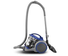 Harper Staubsauger ohne Beutel, Modell Raptor Grey + Blue, Mehrfarbig, 800 W