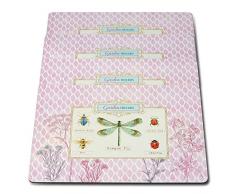 WHW Whole House Worlds Platzset Insekten S/4 2a 40x29 Parent Landhausstil 15 3/4 x 11 1/4 Inches Libelle