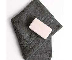 Cariloha Bambus Waschlappen Set - geruchsabweisend - sehr saugfähig - 3 Stück im Set Wash 3 pc onyx