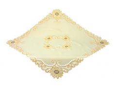 Bellanda Tischdecken, Polyester, Sekt, 85 x 85 x 0.5 cm