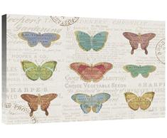 Global Galerie Katie Pertiet Bücherregal Botanical II Giclée-Gespannte Leinwand Artwork, 76,2 x 50,8 cm