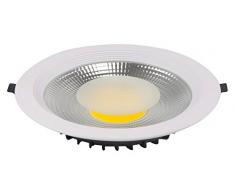 LAES Downlight LED, 40 W, Weiß, 225 x 68 mm