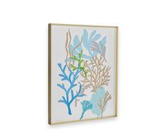 Guild Home Gallery GHGWA17221 Wandpaneel, Motiv Wasserpflanzen, 51 x 41 x 3 cm, 1 Stück