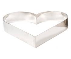 DECORA 0060462 BACKRAHMEN AUS Edelstahl Herz cm 22X4,5H