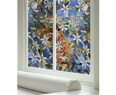 Light Effects Sichtschutzfolie mit Clematis-Motiv 61 x 92 cm