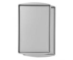 G & S Metal Products Company HG285-MTO Backblech, Antihaftbeschichtung, groß, Grau, 2 Stück