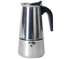 Gerimport Kaffeemaschine, Rostfreier Edelstahl, grau, 10 cm