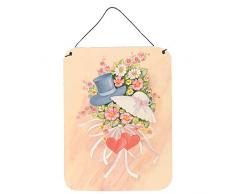 Caroline s Treasures aph2039ds1216 Love Valentine s Day Blumenstrauß Wand oder Tür Aufhängen Prints aph2039ds1216, Multicolor, 16hx12 W