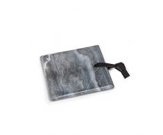 Abbott Collection Marmor Quadrat Servierbrett, grau