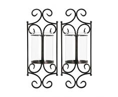 ELK Lighting 915758/S2 Kerzenleuchter, transparent, rustikal