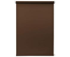 Tageslichtrollo Braun 60x210 cm ohne Bohren Klemmfix ohne Bohren Sichtschutzrollo Seitenzugrollo Klemmrollo