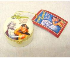 Unbekannt Westland Giftware Schmuckkästchen aus Porzellan, Motiv Shirley Tempel, der Kleine Oberst