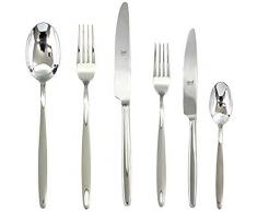 MEPRA Acqua Moka Besteck, 30 Stück, Silber