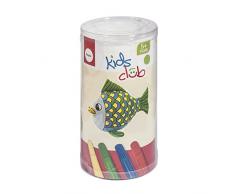 RAYHER 7551400 Stofftier, Fisch zum Bemalen, PVC-Box 1 Tier und 4 Stifte, 12 cm