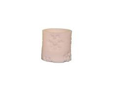 Fantastische Craft 7,6 x 7,6 cm Schneeflocke LED Stumpenkerze (Bot), beige, 7,6 x 7,6 cm