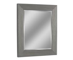 Head West, rustikale Box Treibholz Wandspiegel, Licht Grau