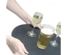 Winware rund 40,6 cm rutschfeste Tablett für die Bar (A Qualität Tablett bei einem tollen Preis. strapazierfähige Kunststoff-Konstruktion mit einem ausgezeichneten Anti-Rutsch Oberfläche)