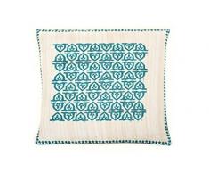 TrendSage Kissen Pouf, 50,8 x 50,8 cm, Petrol