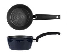 H&H 737305 Alessandro Borghese Cookpro Kochtopf Antihaft, 16 cm, Induktion, Aluminium